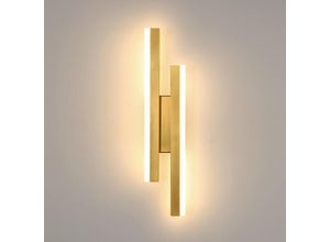 0699954540993 - Goeco - Moderne LED-Wandleuchte 16 w Gold 3 Farbtemperaturen elegante LED-Wandleuchte für den Innenbereich 3000 K 4500 K 6500 k LED-Wandleuchte