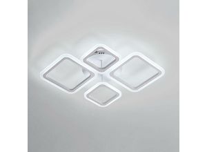 0699954812632 - LED-Deckenleuchte 48 w Acryl-Deckenleuchte 70 cm Durchmesser moderner quadratischer Deckenleuchter für Wohnzimmer und Schlafzimmer Küche (kaltes