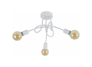 0699955506028 - Delaveek - Vintage Deckenlampe 3 Pendelleuchten für Wohnzimmer Küche Esszimmer Durchmesser 55 cm (Glühbirne nicht im Lieferumfang enthalten)