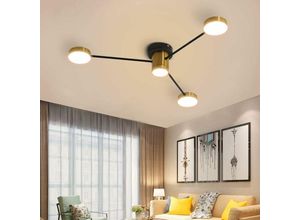 0699958041342 - Moderner Wohnzimmer-Kronleuchter Deckenleuchte mit 4 LED-Leuchten Sputnik-Deckenleuchte für Wohnzimmer Schlafzimmer Küche Büro warmes Licht 0699958041342 - Moderner Wohnzimmer-Kronleuchter Deckenleuchte mit 4 LED-Leuchten Sputnik-Deckenleuchte für Wohnzimmer Schlafzimmer Küche Büro warmes Licht