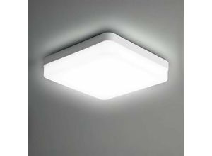 0699958790561 - Goeco - led Deckenleuchte Quadrat 18x18cm Deckenleuchte 24W Kaltweiß 6000K für Badezimmer Wasserdicht IP54 Für Bad Schlafzimmer Wohnzimmer Küche