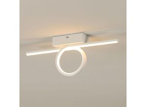 0699959469619 - COMELY Moderne LED-Deckenlampe 16W - 3000K 1800 Lumen Design Einfache Linie 40cm für Schlafzimmer Küche Balkon 0699959469619 - COMELY Moderne LED-Deckenlampe 16W - 3000K 1800 Lumen Design Einfache Linie 40cm für Schlafzimmer Küche Balkon