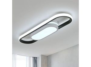 0699960319149 - Goeco - led Deckenleuchte Modernes Design Oval Deckenlampe Kaltweiß 6000K Für Wohnzimmer Schlafzimmer Esszimmer Büro