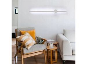 0699962847022 - Comely - LED-Wandleuchte Aluminiummetall Stabform Weiß 100 cm weißes Licht 20 w für Wohnzimmer und Schlafzimmer