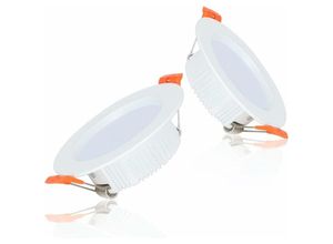 0699963426332 - Led gebaut -in Ort 5W äquivalentes 50 -w -Paket led -Paket led -led -Downlight -Decke kalte weiße 6000k Ultra Flat Downlight für Badezimmer Küche