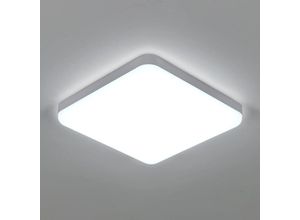 0699963459835 - Led Deckenleuchte Quadrat 32W Wasserdichte Deckenleuchte IP54 3600LM 6500K KaltweißLed Deckenleuchte Verwendet Im Badezimmer Schlafzimmer