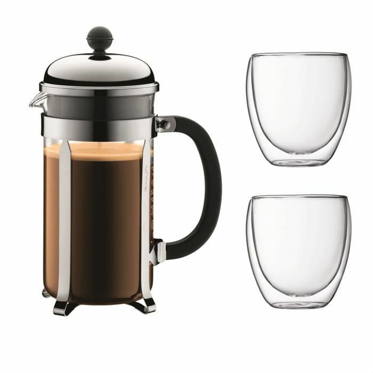 0699965352042 - Kolben-Kaffeemaschine Grau 1 L 035 L (8 Stück)