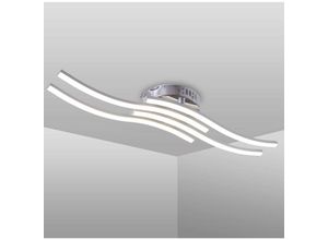 0699969049887 - Plafonnier led en forme de vague lumière blanche neutre 4000K led intégrée 24W 2000 lumens lustre moderne de salon ou de cuisine (lumière blanche