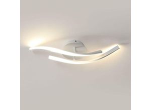 0699970722373 - Gebogene LED-Deckenlampe 13W Modernes Design aus Metall für Wohnzimmer Esszimmer Schlafzimmer Flur Balkon (Warmes Licht 3000K) - Aiskdan