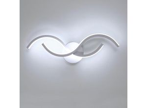 0699971929924 - Goeco - Wandleuchte für den Innenbereich moderne LED-Wandleuchte mit gebogenem Design 15 w 1687 lm Acryl-Wandleuchte für Wohnzimmer Flur