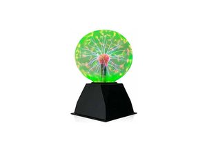 0699973788512 - Plasma Ball Light Boule lumineuse sphérique magique de 6 pouces Lampe sensible au toucher de couleur verte Veilleuse fantaisie pour enfants