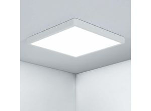 0699973847691 - GOECO 36W LED-Deckenleuchte ultradünne quadratische Deckenleuchte 30CM IP44 moderne Deckenleuchte 3240LM 6500K Kaltweiß für Badezimmer Wohnzimmer 0699973847691 - GOECO 36W LED-Deckenleuchte ultradünne quadratische Deckenleuchte 30CM IP44 moderne Deckenleuchte 3240LM 6500K Kaltweiß für Badezimmer Wohnzimmer