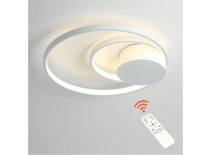 0699977654554 - Dimmbare LED-Deckenleuchte 24W 2700LM Einstellbares Licht Fernbedienung Deckenlampe für Badezimmer Schlafzimmer Küche - Aiskdan