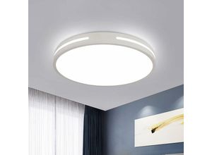 0699978006703 - LED -Deckenlichter einfache moderne runde Deckenlampe Durchmesser 30 cm weiße 6500k Luminaire Deckenleuchte Balkon -Korridor -Beleuchtung [Energy