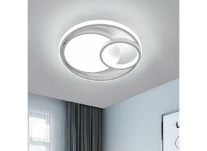 0699978402406 - Goeco - LED-Deckenleuchte 36 w 4050 lm moderne Deckenleuchte drei runde Design-Deckenlampen 6500 k für Schlafzimmer Wohnzimmer Esszimmer