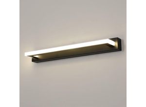 0699978699448 - Comely - 42 cm schwarze LED-Wandleuchte aus Acryl – 9 w Spiegelbeleuchtung 4500 k neutrales Licht 220 v flimmerfrei vielseitige Installation