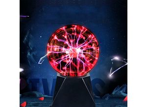 0699980917721 - Aiskdan - 5 Pouces Boule de Plasma Jouets Cadeaux Boule Magique avec Prise usb Musique Rythme Toucher Boule Lumineuse Lumière Magique pour Décorer