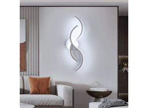 0699981525154 - Comely - Moderne minimalistische Wandleuchte aus weißem Aluminium 41 x 14 x 65 cm – weißes Licht 6500 k 220 v