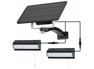 0699982369542 - Komisch getrennte Solarlampen im Freien im Freien 30 led 2 6000K Outdoor Solar Light mit IP65 -Dichtschalter wasserdicht für Gartenterrasse mit 2 3M