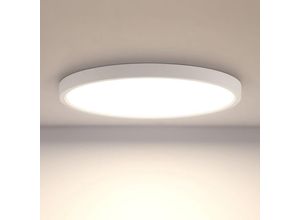 0699983265966 - Comely - Badezimmerlampe Wohnzimmer Deckenlampe led weiß 4000K IP54 24W