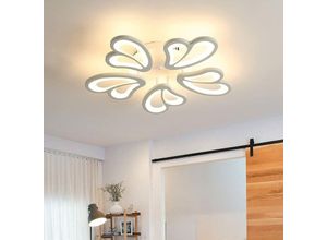 0699984309690 - Aiskdan - LED-Deckenleuchte Acryl-LED-Kronleuchter 57 cm Durchmesser Deckenlampe Schmetterlingsschirm für Schlafzimmer Esszimmer Balkon Flur