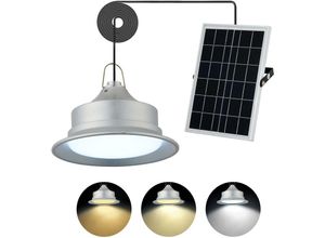 0699984385960 - Solarleuchte für den Außenbereich 5M Hängelampen mit Fernbedienung 30W 55Leds IP65 Hängeleuchte Außenbeleuchtung Garten Gartenlaube Balkon Terrasse