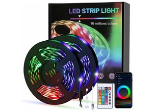 0699984619539 - Aiskdan - Smart led Strip 10 m WiFi led Strip App Control led Music Synchronization and Colour Changing Suitable for Bedroom Kitchen tv Party