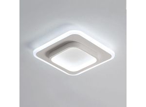 0699987508816 - LED-Deckenlampe 21W 2700LM Moderne quadratische Kaltweiß 6500K Acryl Innenbeleuchtung Schlafzimmer Flur Balkon Küche Durchmesser 24cm - Comely