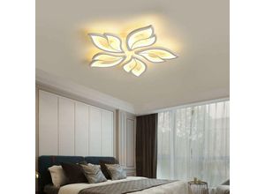 0699987831181 - Plafonnier led 60W Creative Fleur de Forme Lampe de Plafond Moderne Lustre Plafonnier pour Salon Chambre Couloir Salle à Manger Cuisine Blanc