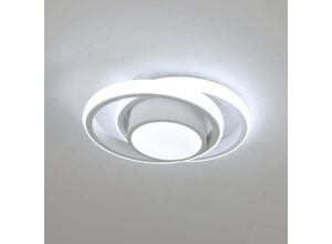 0699988311507 - Comely - Kreisförmige LED-Deckenleuchte Moderne Deckenleuchte 32W 2400LM Acryl-Kronleuchter für Innenräume für Flur Küche Wohnzimmer Schlafzimmer