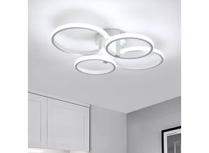 0699993535516 - Comely - Moderne LED-Deckenleuchte Runde Deckenlampe 48W 5400LM Deckenleuchten aus Acryl und Metall für Wohnzimmer Schlafzimmer Küche Esszimmer