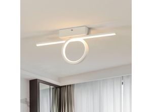 0699996833213 - Aiskdan - 16W LED-Deckenlampe - Modern und Elegant 3000K 1800 Lumen 40cm Einzelne Linie Ideal für Schlafzimmer Küche Balkon