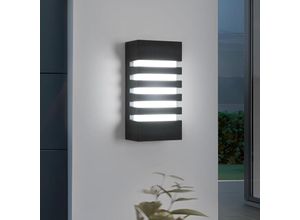 0699997219368 - Comely - Moderne led Außenwandleuchte Schwarz 15W Innenwandleuchte IP65 Wasserdicht Wandlampe für Balkon Garten Veranda Weg Terrasse - Kaltes