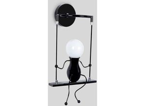 0699997732317 - Modern Wandleuchte Innen Swing Nachttischlampe für Kinder Einfachheit Cartoon Design Wandlampe passend für Flur Korridor Wohnzimmer Schlafzimmer