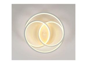 0699999815728 - Comely - led -Deckenlicht modernes Deckenlicht 40W 2600 lm heißer weißer 3000k kreative Acryldecklampe für Schlafzimmer Balkonküchenkorridor Dia