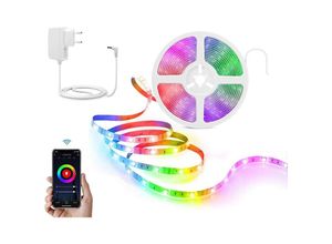 0700443267298 - Homcloud - 5 Meter Smart wi-fi rgb + Warm White Led Strip Kit