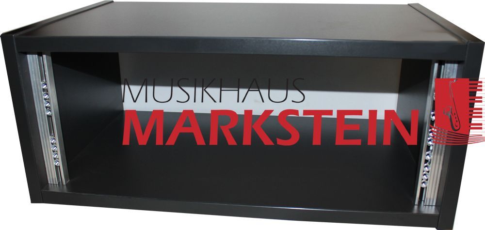 0700667390659 - MHM 19 4 HE Studio Desktop Rack Graphit schwarz inkl Schraubensatz