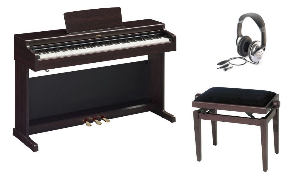 0703062856898 - ARIUS YDP-165R Set Digitalpiano mit Klavierbank und Kopfhörer