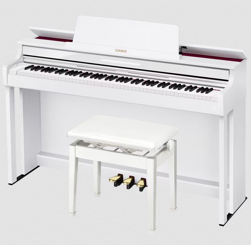 0703062858007 - Aktionsangebot ! AP-550 WE Digitalpiano incl CASIO CB30WE Klavierbank !