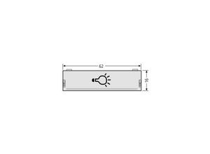 0705688276531 - Lichttasterabdeckung für Tastenmodule 97-9-82254 - Renz