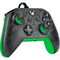 0708056068899 - Wired Controller - Electric Carbon & Green - Controller - Microsoft Xbox Series S