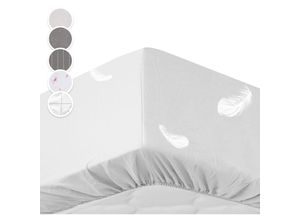 0710535489576 - Soft Wonder-Edition Spannbettlaken 90-100 x 200 cm Mikrofaser - Weiß - Sleepwise