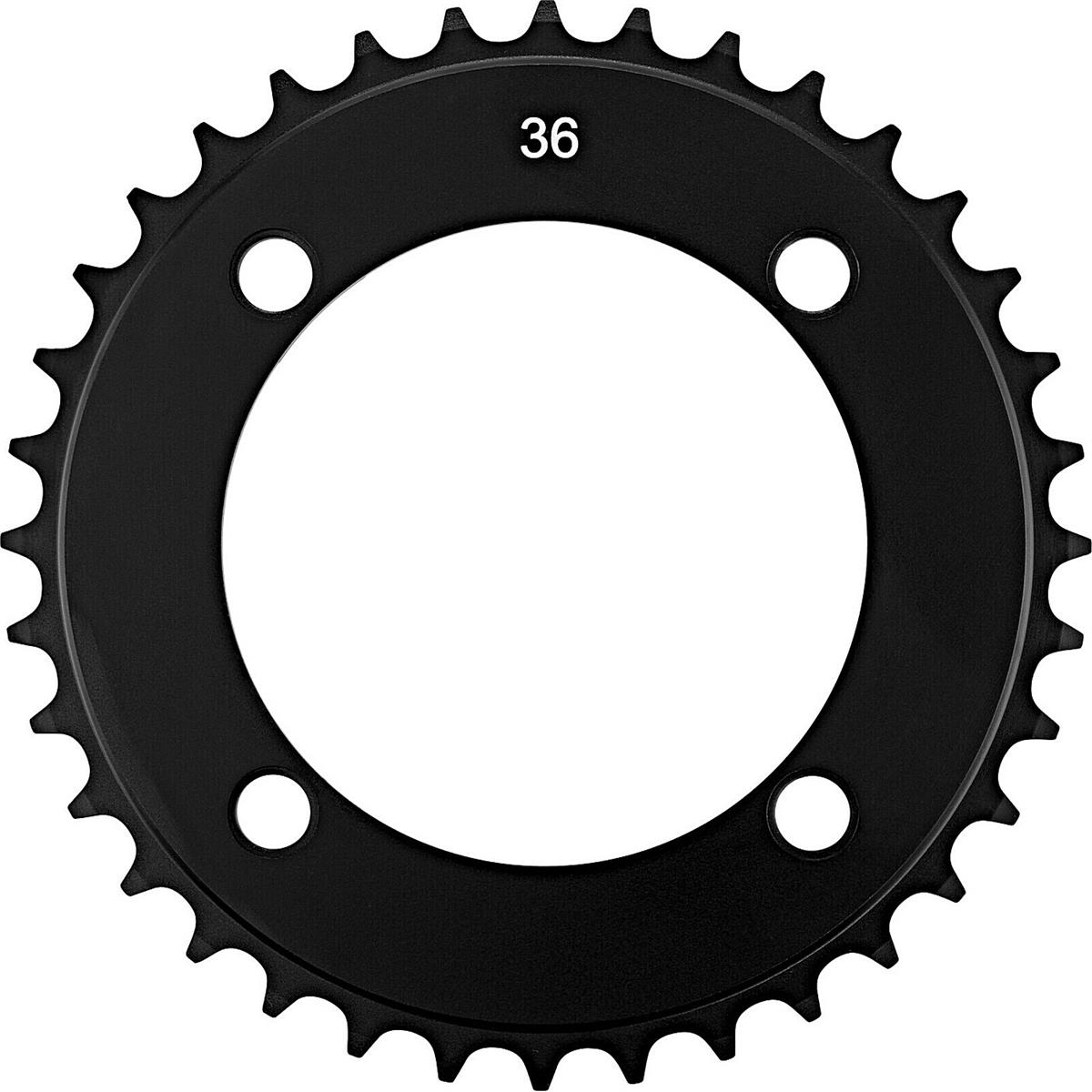 0710845409080 - Kettenblatt MTB 36T 104mm Singlespeed DH aus Aluminium Schwarz Blast 4mm