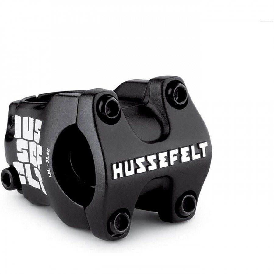 0710845664953 - Hussefelt 40mm 0° Lenkerklemmung aus Aluminium 7075 318mm Matt Schwarz 0710845664953 - Hussefelt 40mm 0° Lenkerklemmung aus Aluminium 7075 318mm Matt Schwarz