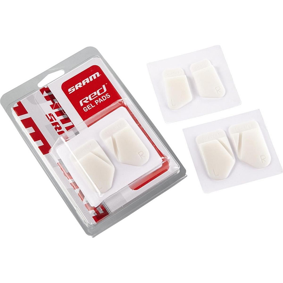 0710845695100 - Set von roten Gel-Pads für 2013 Lenker - Verbesserter Komfort und Grip