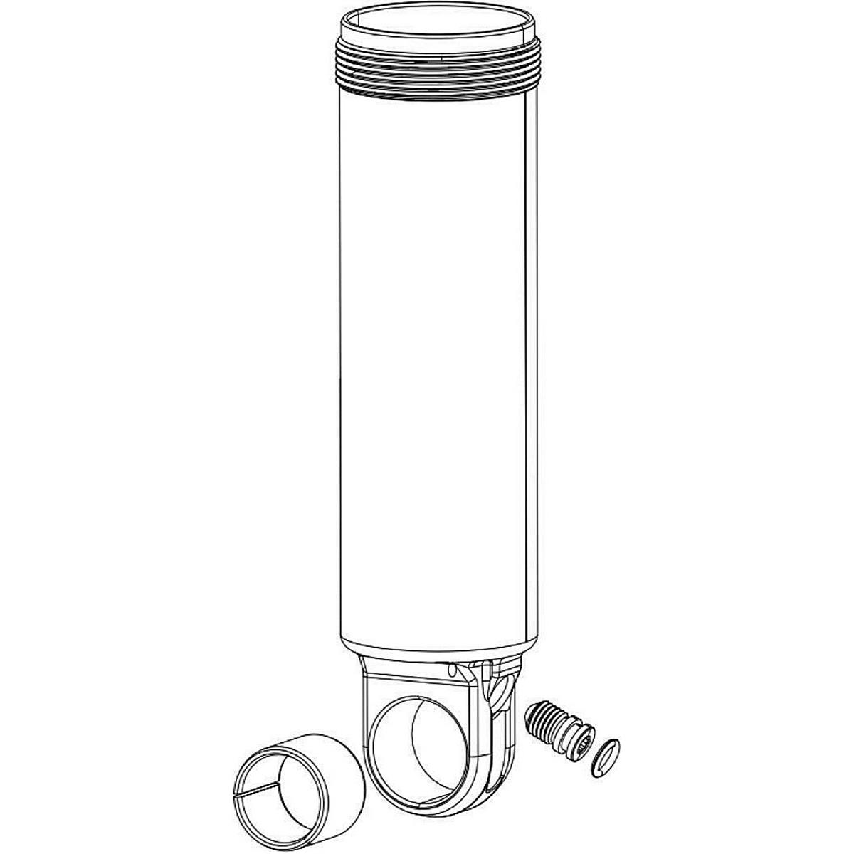 0710845755781 - IFP Hintere Dämpferkörper Fast Schwarz 200x57 für Monarch 2014-2017