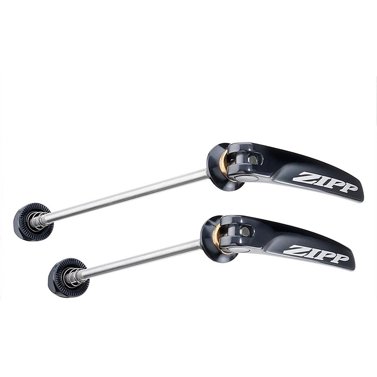 0710845781315 - ZIPP Schnellspanner aus schwarzem Edelstahl 100 130-135mm elegantes Design