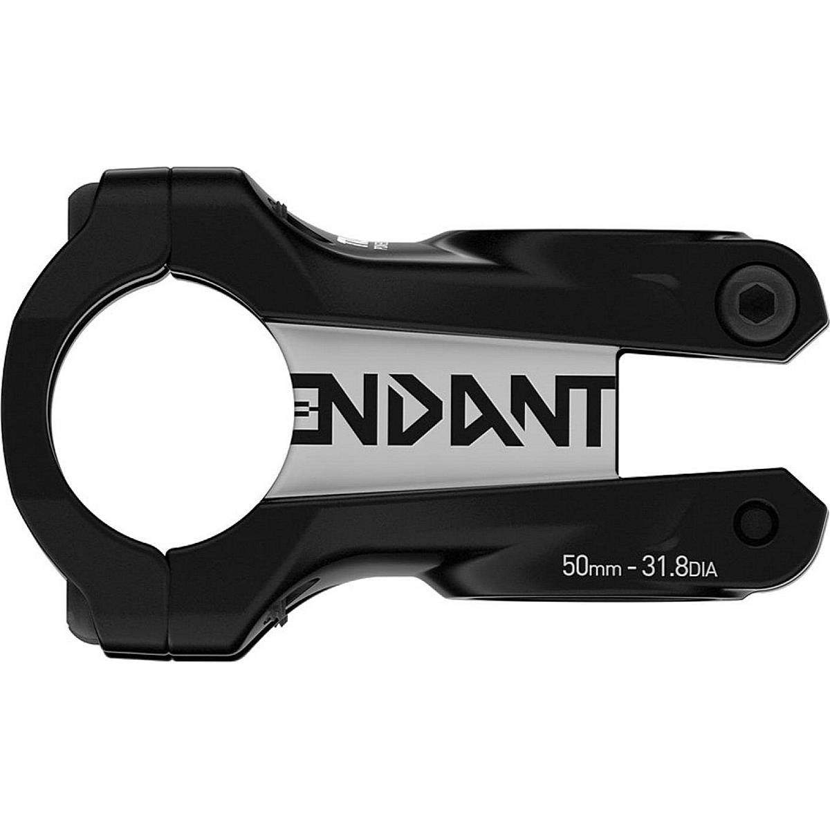 0710845785092 - Lenker Vorbau Abwärts 40mm 0° aus Aluminium 7075 Schwarz für Mountainbike 318mm