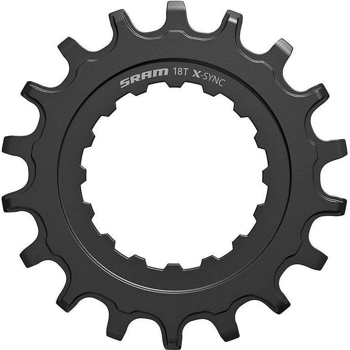 0710845793622 - X-SYNC 18T Kettenblatt aus schwarzem Stahl für Bosch-Motoren - E-MTB