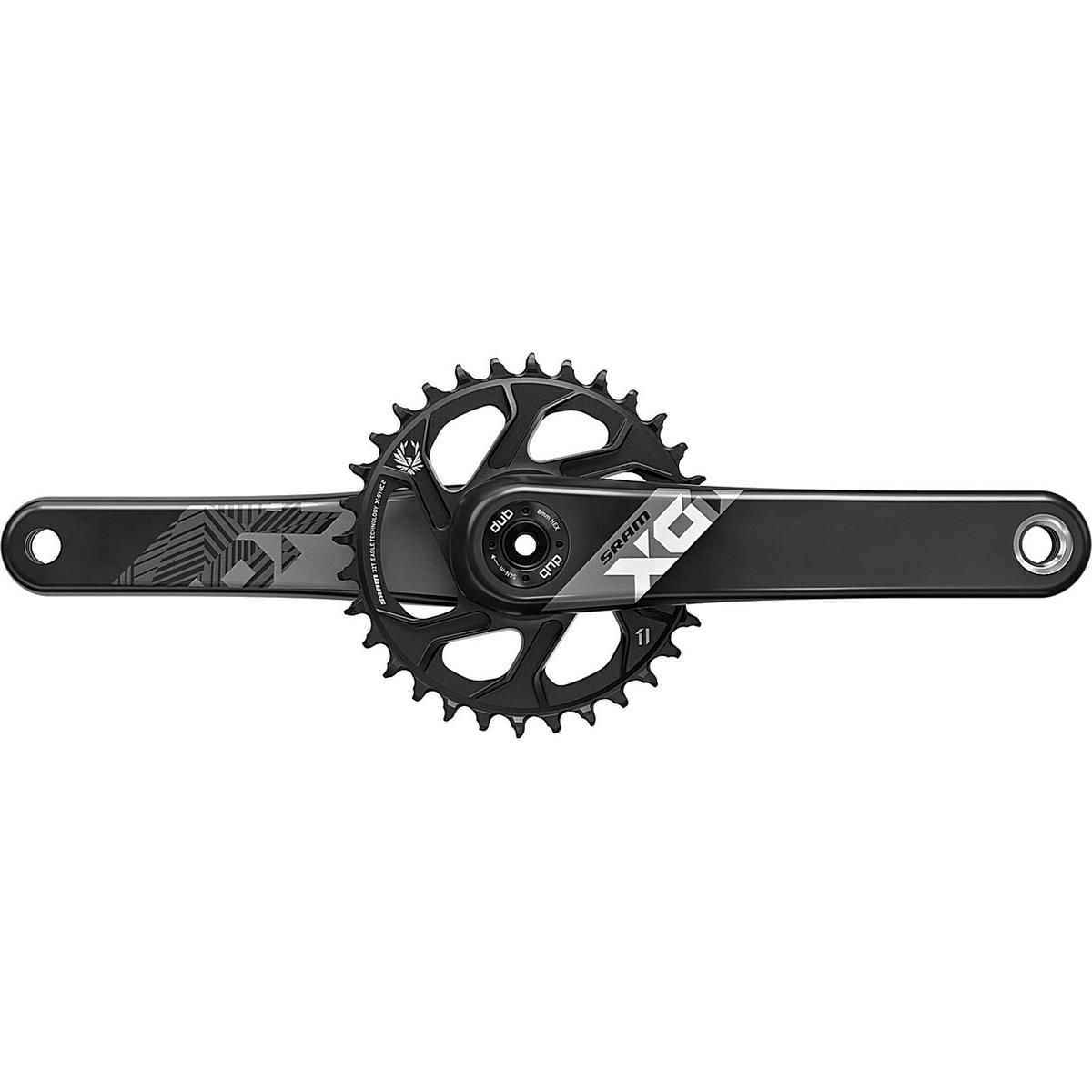 0710845813542 - Sram X01 Eagle Kurbel für Fat Bike 5 mit DUB-Technologie 12V 170mm 30T